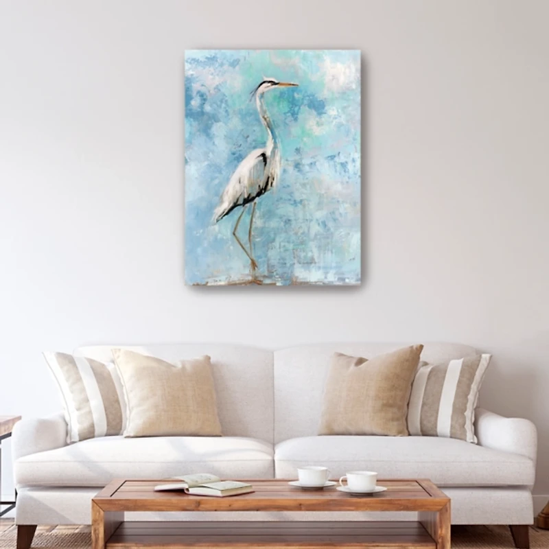 Morning Heron I Canvas Art Print, 30x40