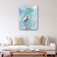 Morning Heron I Canvas Art Print, 30x40