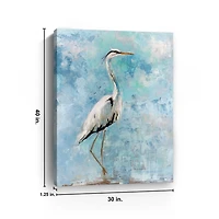 Morning Heron I Canvas Art Print, 30x40