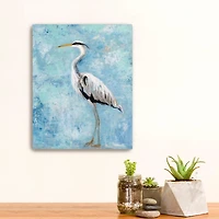 Morning Heron II Canvas Art Print