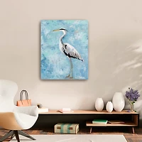 Morning Heron II Canvas Art Print