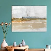 Golden Hour Abstract Canvas Art Print