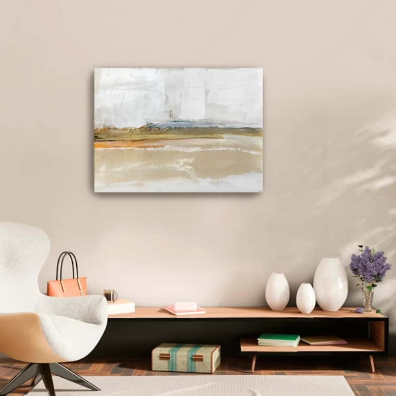 Golden Hour Abstract Canvas Art Print