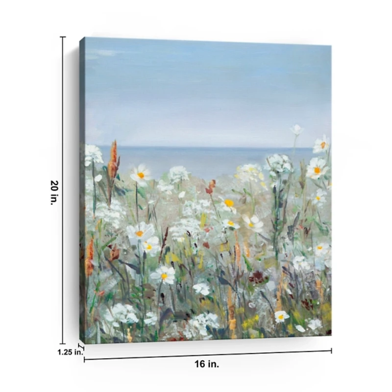Wild Sea Breeze Canvas Art Print