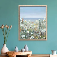 Wild Sea Breeze Framed Canvas Art Print