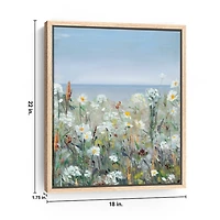 Wild Sea Breeze Framed Canvas Art Print