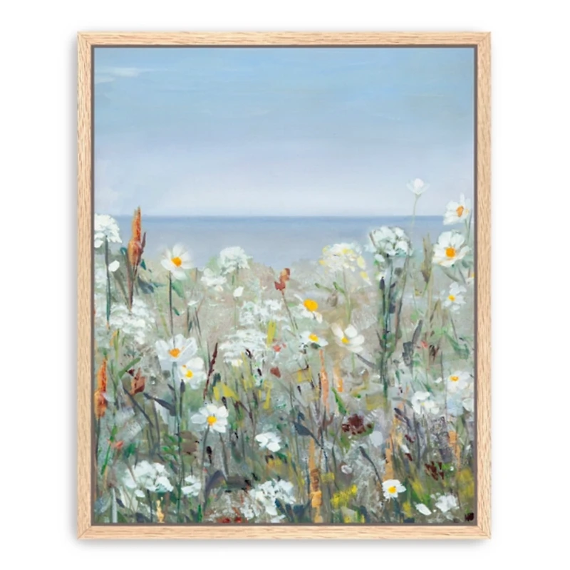 Wild Sea Breeze Framed Canvas Art Print