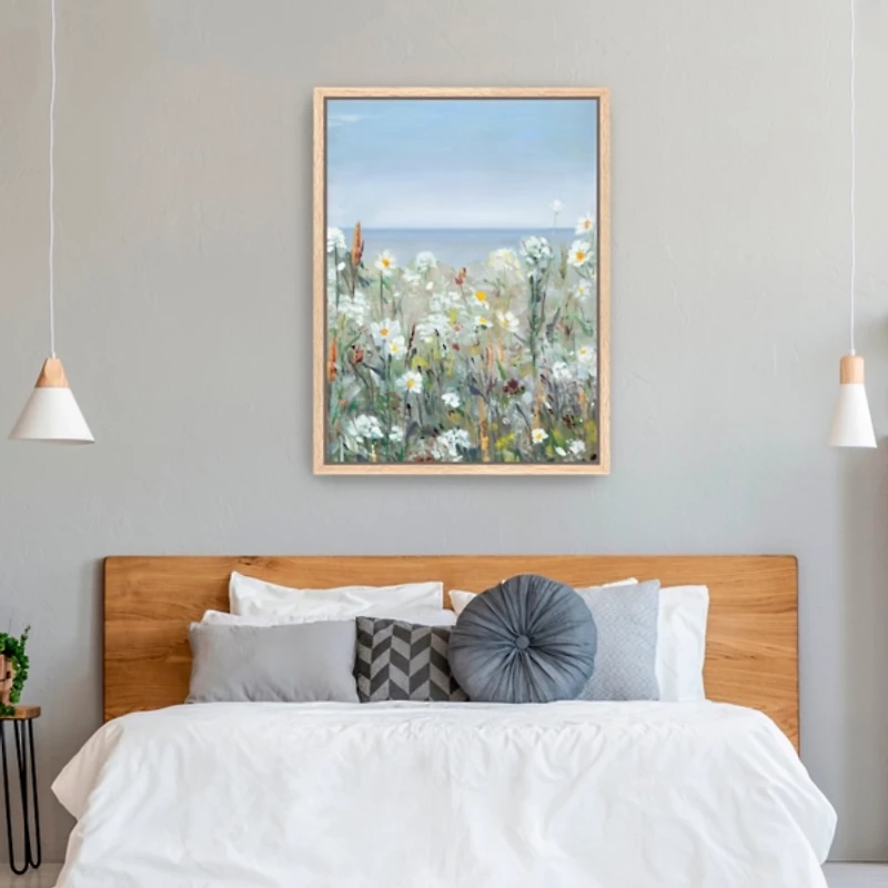 Wild Sea Breeze Framed Canvas Art Print, 32x42