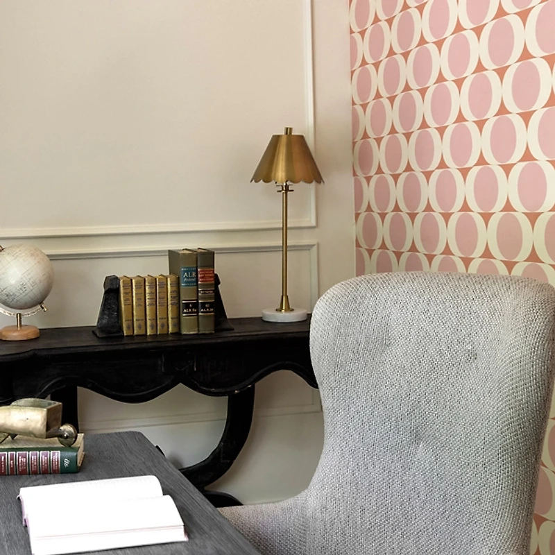 Gold Scalloped Shade Daphne Buffet Lamp