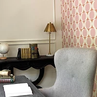 Gold Scalloped Shade Daphne Buffet Lamp