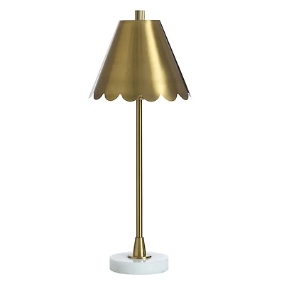 Gold Scalloped Shade Daphne Buffet Lamp