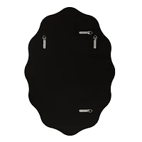 Oval Bronze Viona Scalloped Wall Mirror