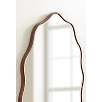 Oval Bronze Viona Scalloped Wall Mirror