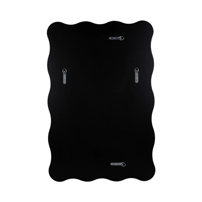 Bronze Viona Scalloped Rectangle Wall Mirror