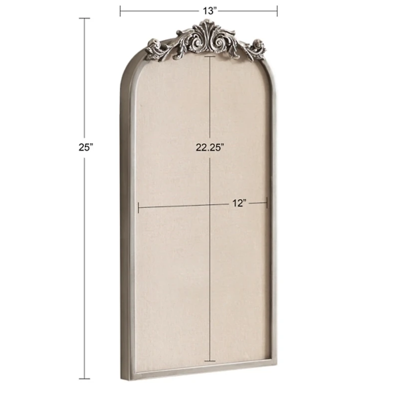 Silver Arendahl Arched Pinboard