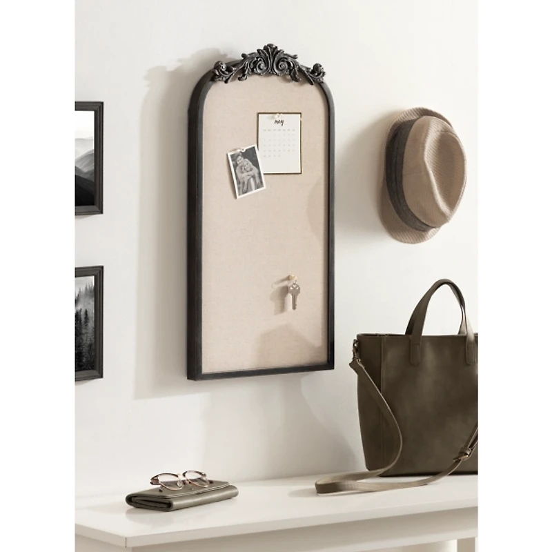 Black Arendahl Arched Pinboard