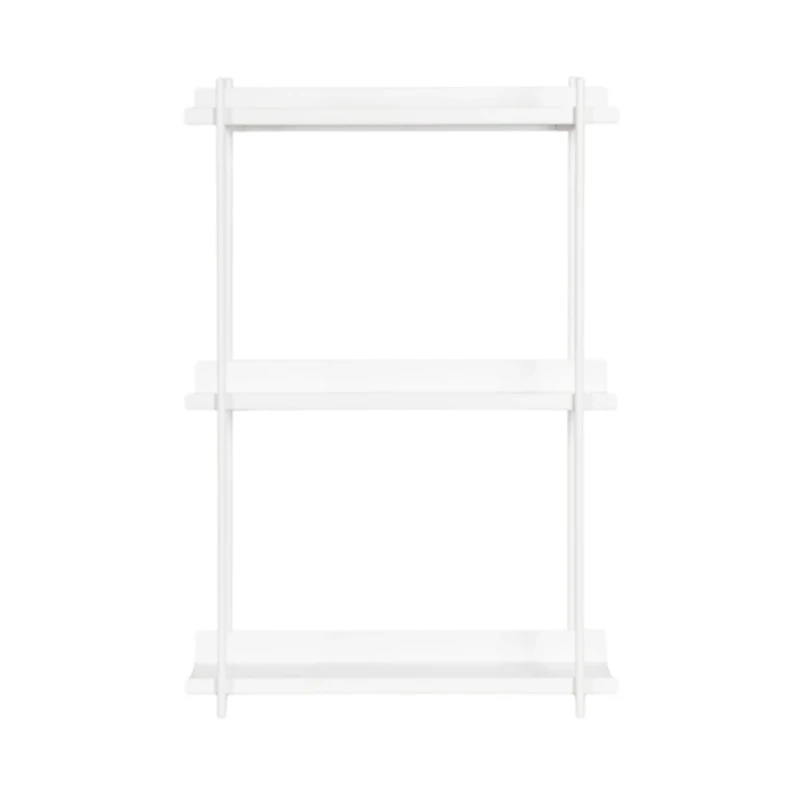 White 3-Tier Dominic Wall Shelf