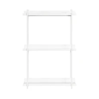 White 3-Tier Dominic Wall Shelf