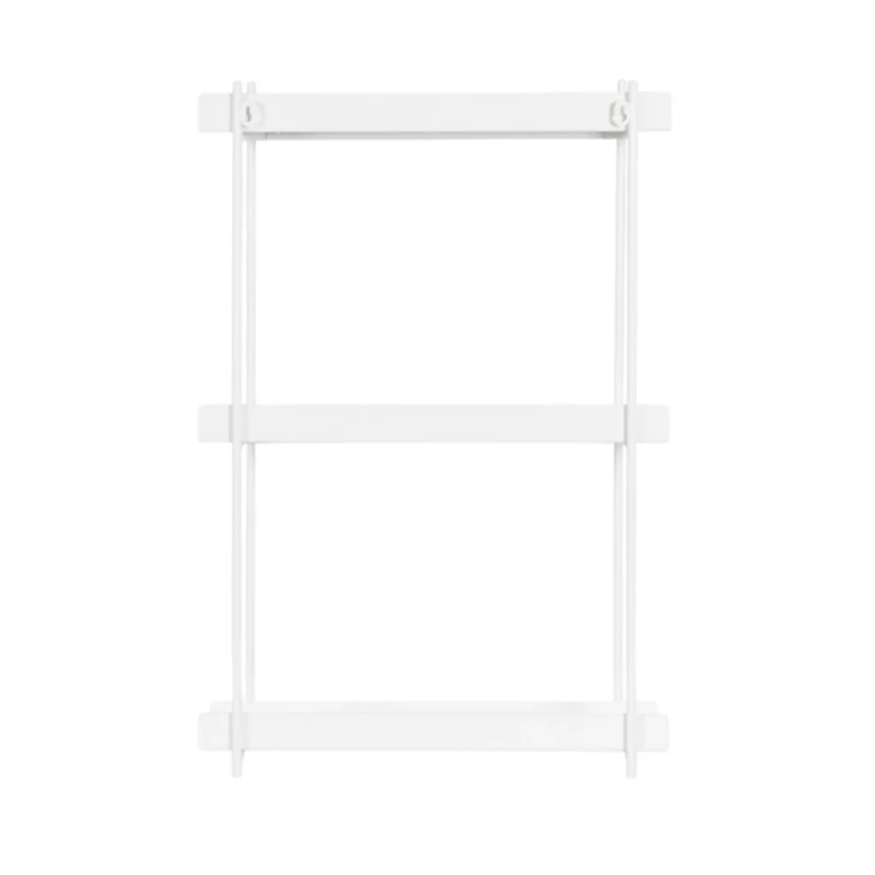 White 3-Tier Dominic Wall Shelf