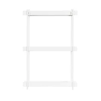 White 3-Tier Dominic Wall Shelf