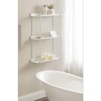 White 3-Tier Dominic Wall Shelf