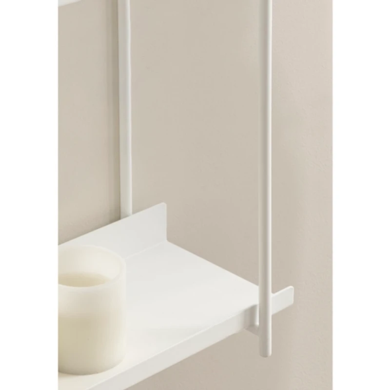 White 3-Tier Dominic Wall Shelf