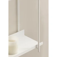 White 3-Tier Dominic Wall Shelf