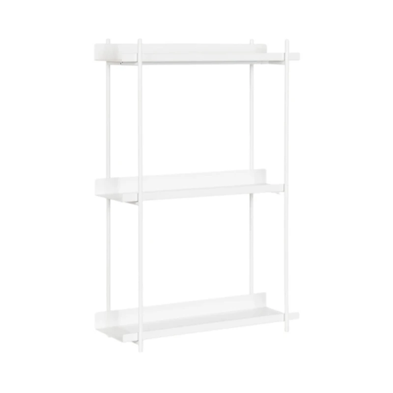 White 3-Tier Dominic Wall Shelf