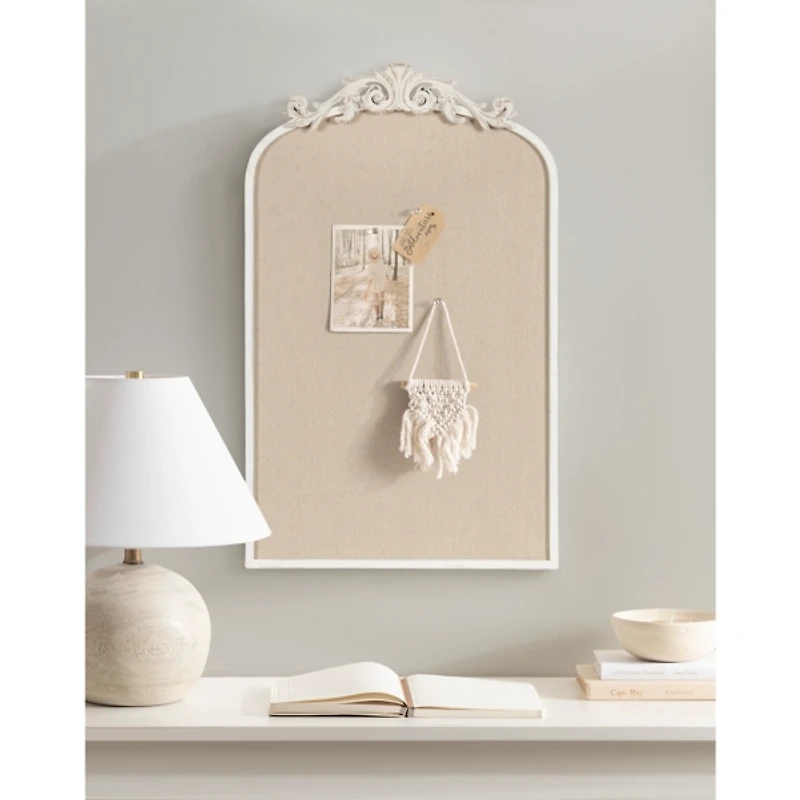 White Arendahl Arched Pinboard