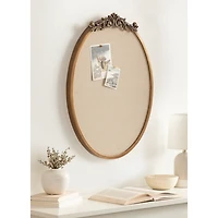 Gold Oval Arendahl Framed Pinboard