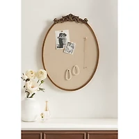 Gold Oval Arendahl Framed Pinboard