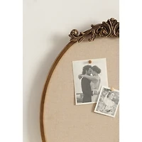 Gold Oval Arendahl Framed Pinboard