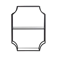Black Metal Ciel Wall Shelf
