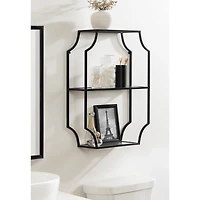 Black Metal Ciel Wall Shelf