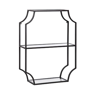 Black Metal Ciel Wall Shelf