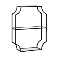 Black Metal Ciel Wall Shelf