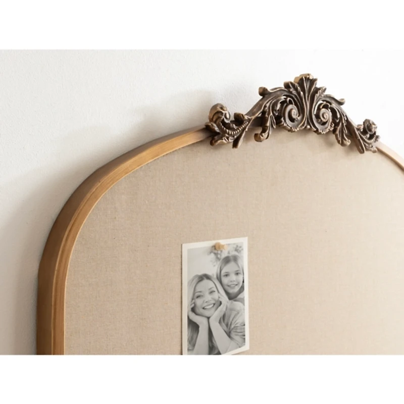 Gold Arendahl Arched Pinboard, 30x24