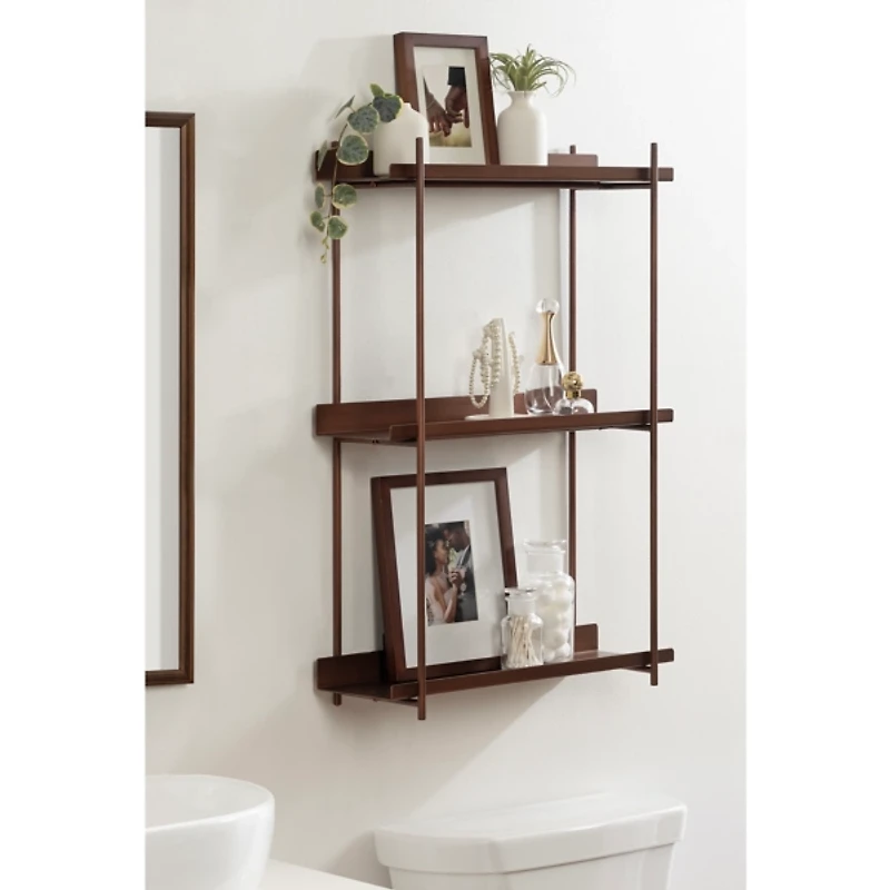 Bronze 3-Tier Dominic Wall Shelf