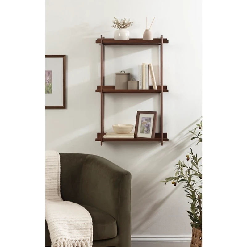 Bronze 3-Tier Dominic Wall Shelf