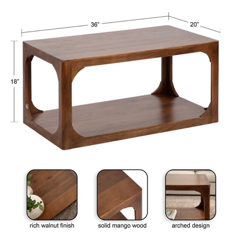 Walnut Wood Dahl Coffee Table