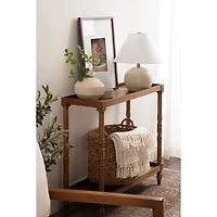Natural Rustic Bellport Console Table