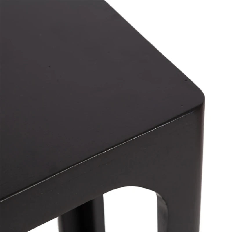Black Wood Dahl Accent Table