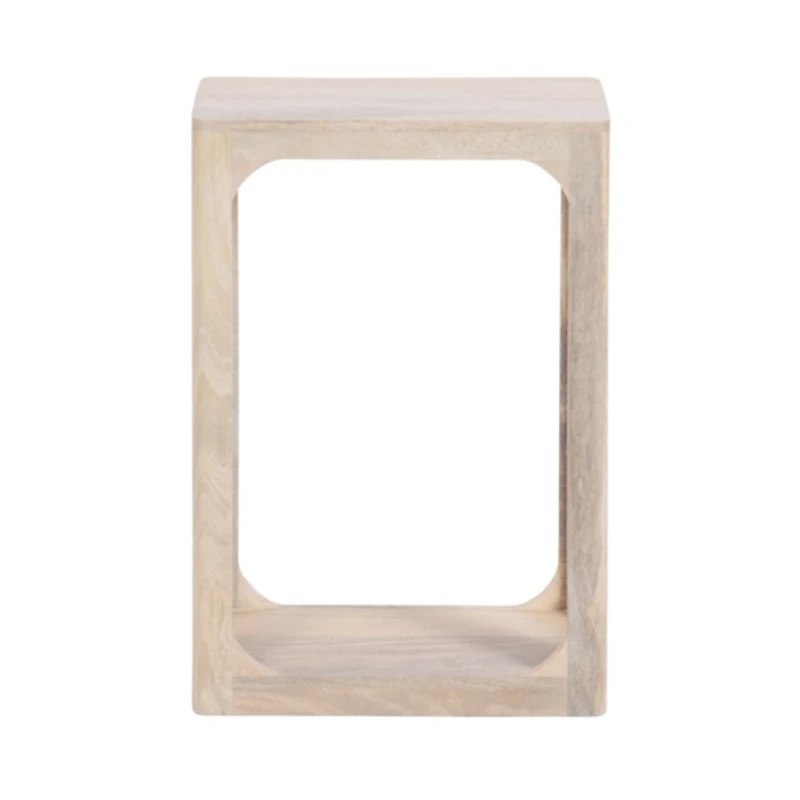 White Wood Dahl Accent Table