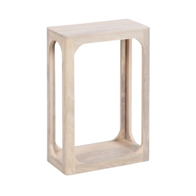 White Wood Dahl Accent Table