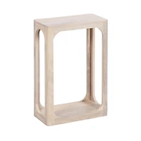 White Wood Dahl Accent Table