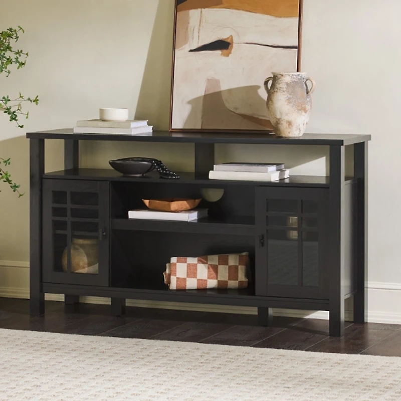 Transitional 2-Door Sideboard TV Stand