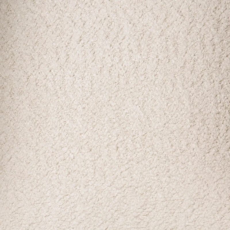 Cream Boucle Upholstered Dining Chairs, Set of 2