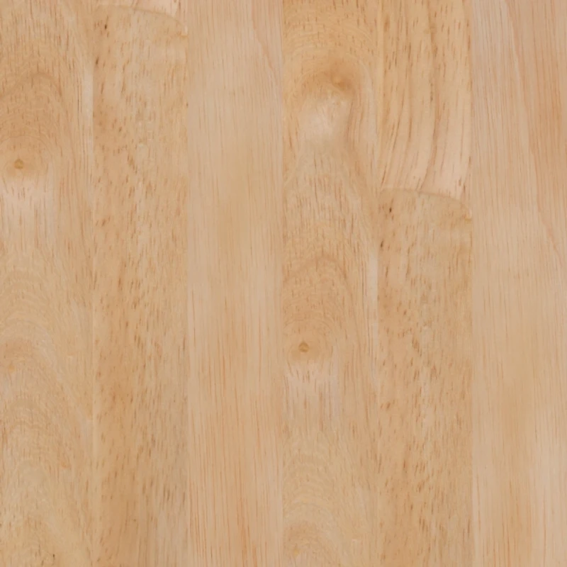 Natural Wood & Rattan Counter Stools, Set of 2