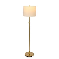 Gold Metal Adjustable Floor Lamp