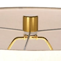 Gold Metal Adjustable Floor Lamp